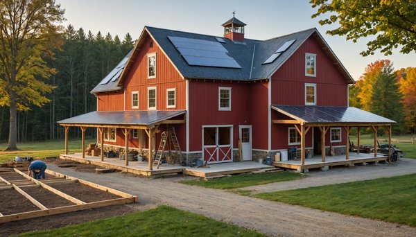 Rénovation d'une ferme en maison d'habitation: avantages et défis
