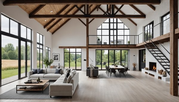 Transformer un corps de ferme en loft moderne : nos conseils